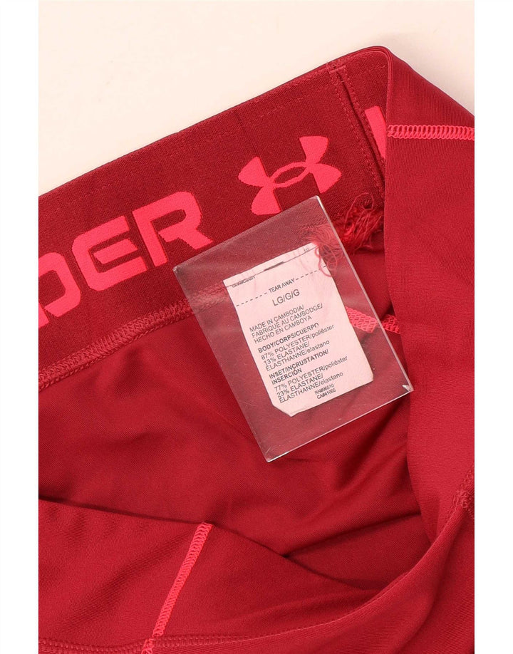 Under Armour Pantalones cortos deportivos para mujer Reino Unido 44 Grande Rojo