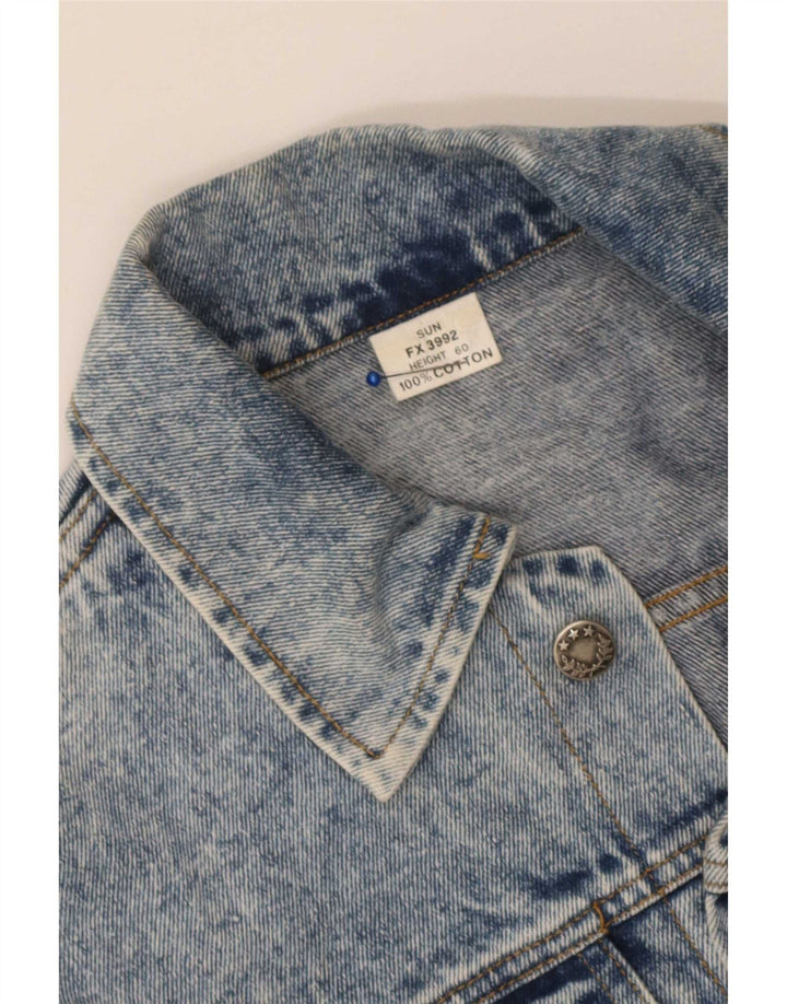 Chaqueta vaquera vintage para niños 11-12 años Algodón azul