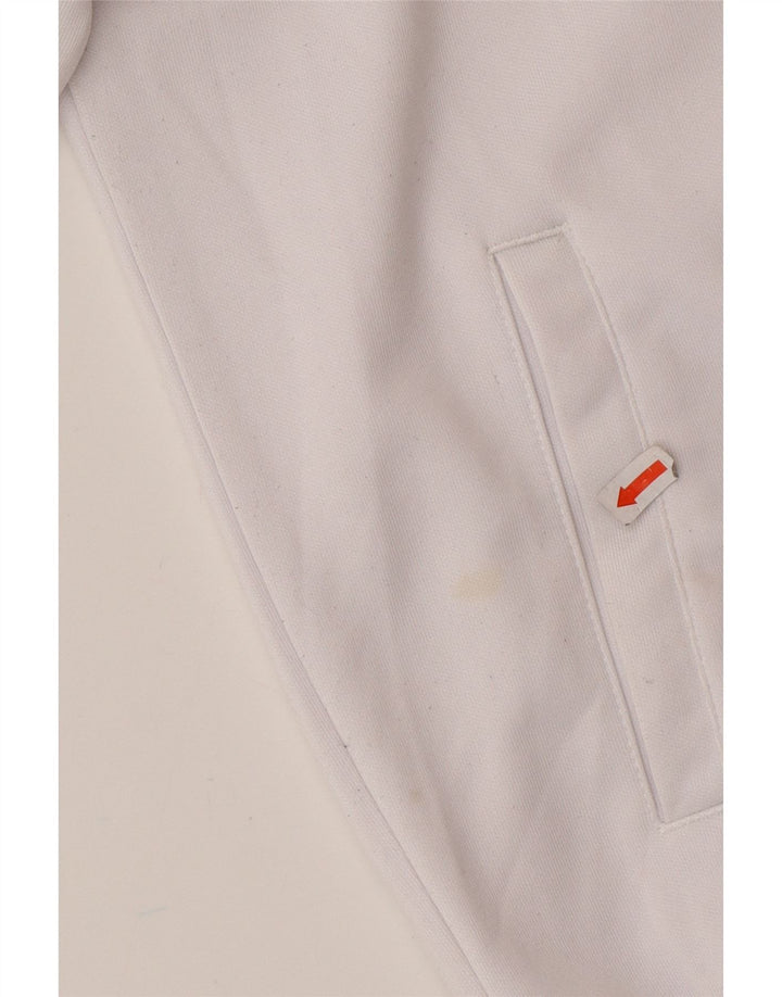 FILA Chaqueta de chándal con gráfico para mujer UK 40 Large White Colourblock