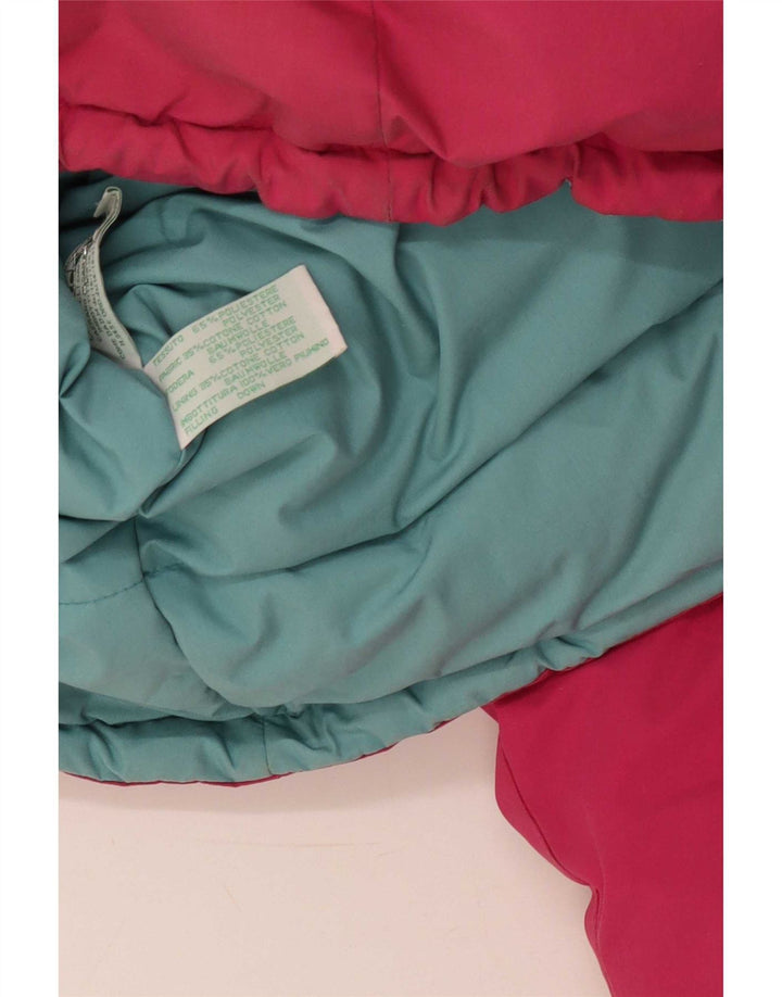 Diadora Chaqueta acolchada para hombre ES 36 Small Rosa Colorblock Poliéster