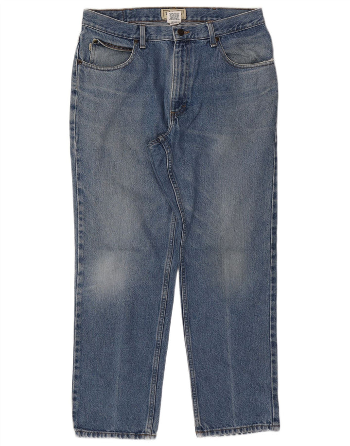 L.L.BEAN Vaqueros rectos de corte clásico para hombre W34 L29 Algodón azul