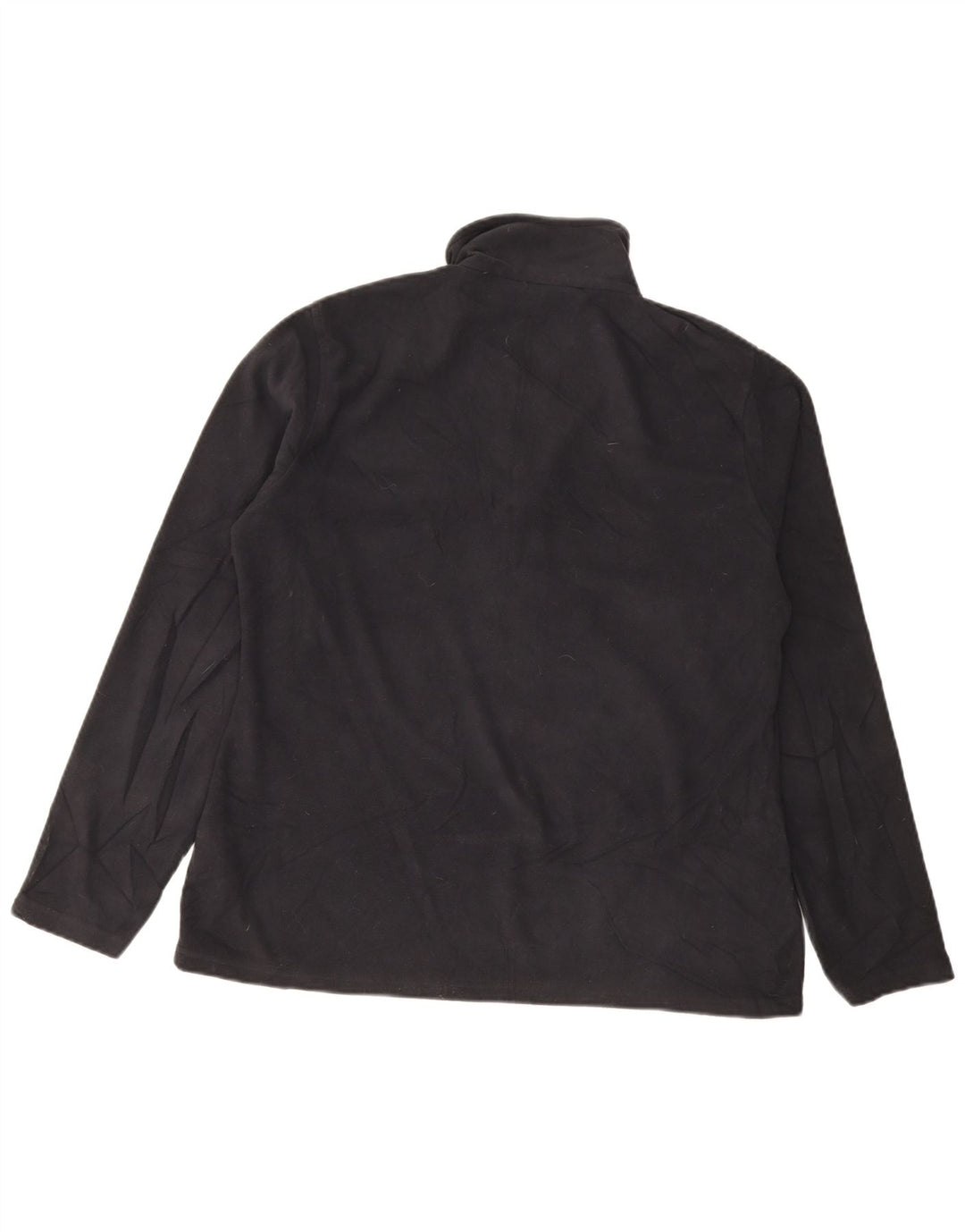 Jersey de forro polar con cuello y cremallera para mujer de Warehouse UK 46 Large Poliéster negro