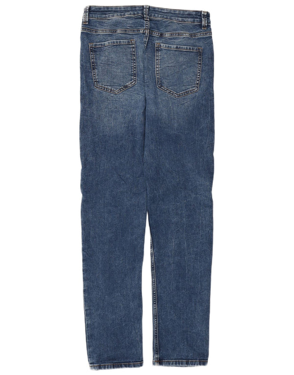 Marks & Spencer Jeans rectos The Sienna para mujer UK 12 Medium W28 L29 Azul