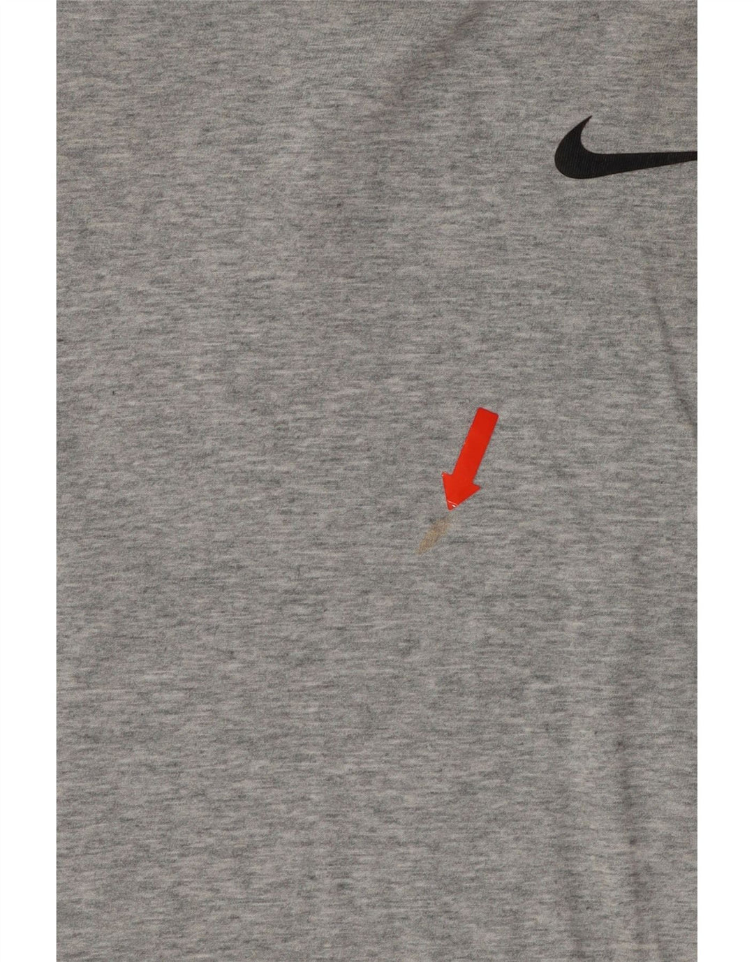 NIKE Mens Dri Fit T-Shirt Top Medium Grey Cotton Vintage Nike and Second-Hand Nike from Messina Hembry 