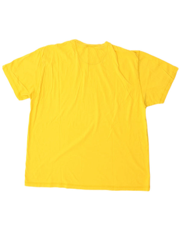 Nike Camiseta gráfica para hombre UK 45/47 XL Amarillo Algodón