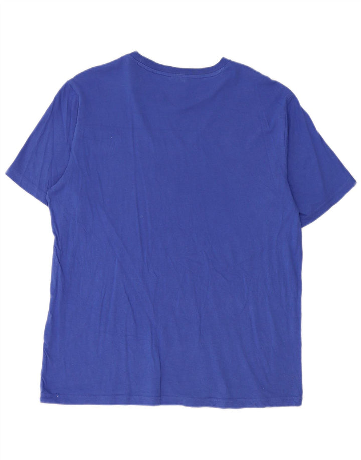 Champion Camiseta Gráfica para Hombre Top Azul Medio