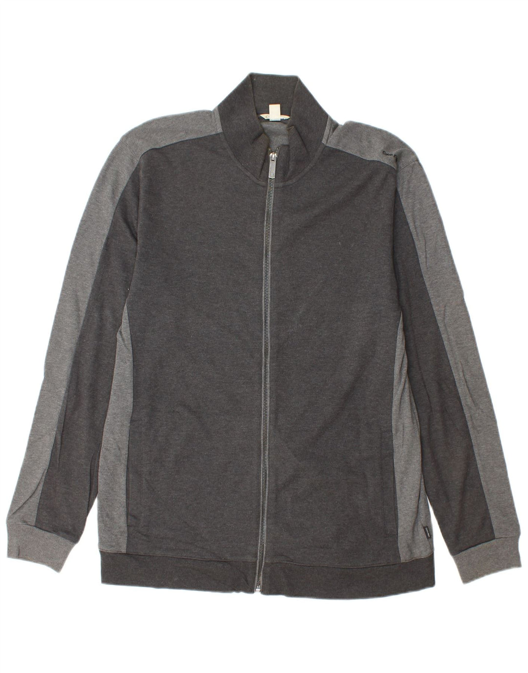 CALVIN KLEIN Chaqueta superior de chándal para hombre Algodón gris grande