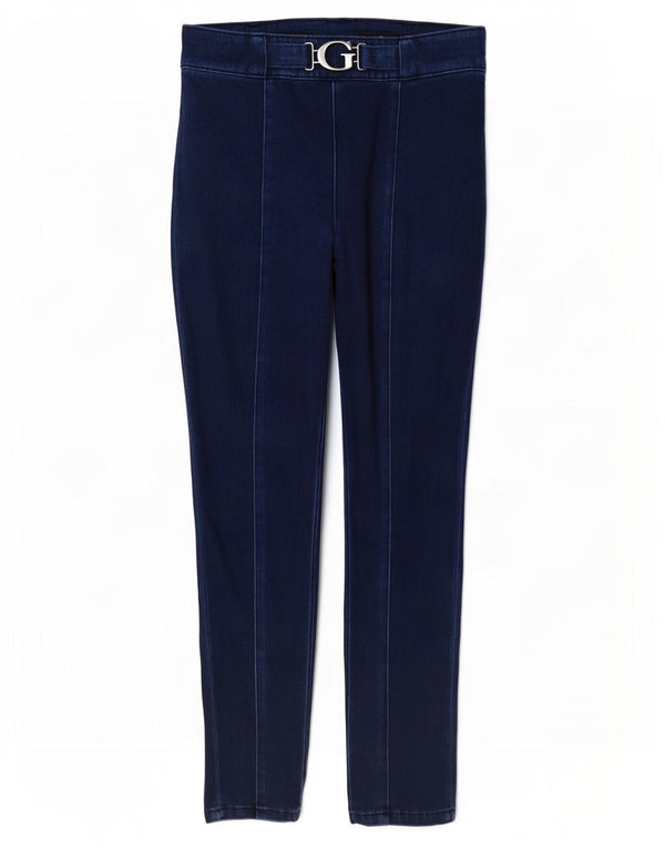 Guess Vaqueros Cropped Jegging De Tiro Alto Para Mujer W31 L26 Algodón Azul Marino