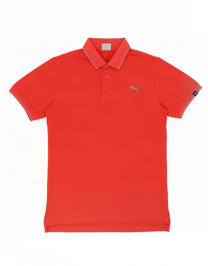 Polo Puma Hombre Pequeño Algodón Rojo