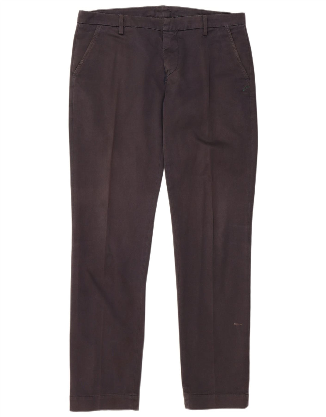 Dondup Pantalón chino ajustado para hombre W35 L33 Algodón gris