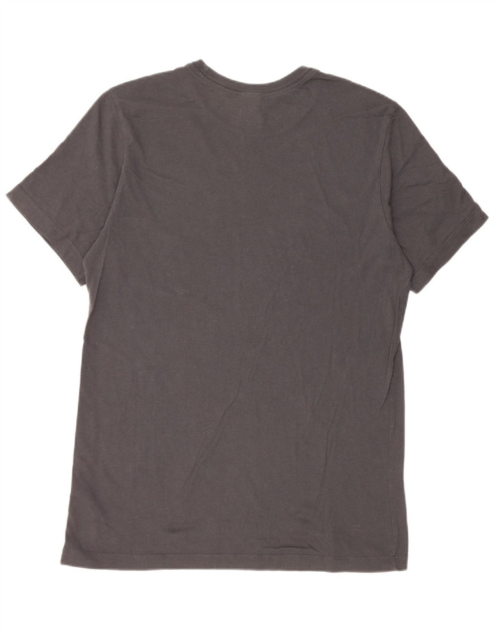 Nike - Camiseta gráfica para hombre, parte superior de algodón gris medio