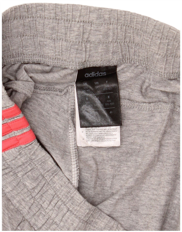 Adidas Pantalones de chándal para mujer Joggers UK 12/14 Algodón gris medio