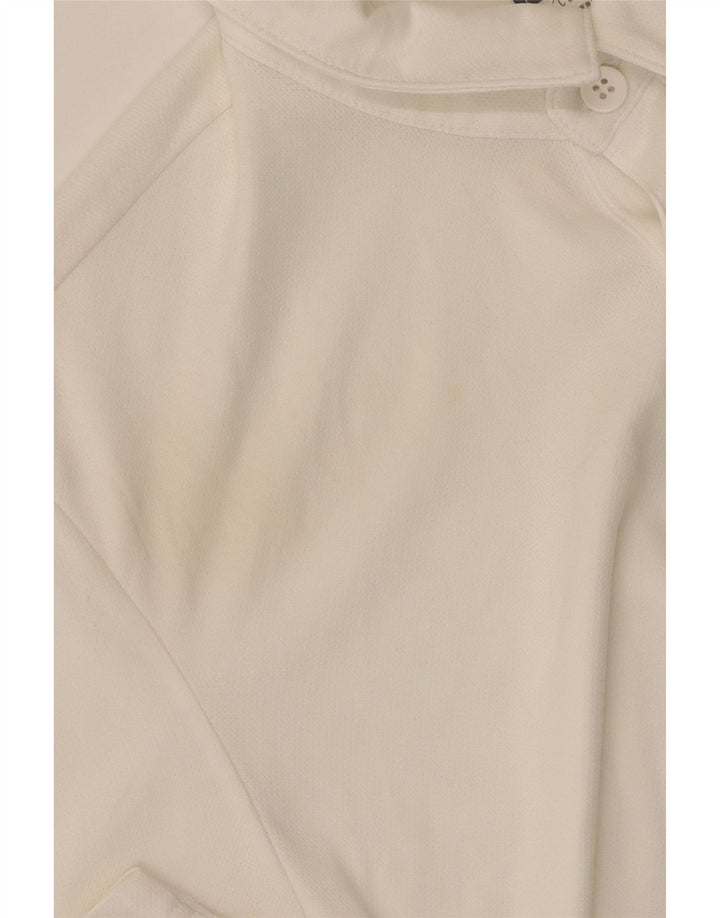 Adidas Mens Climalite Polo Camisa Grande Blanco Poliéster