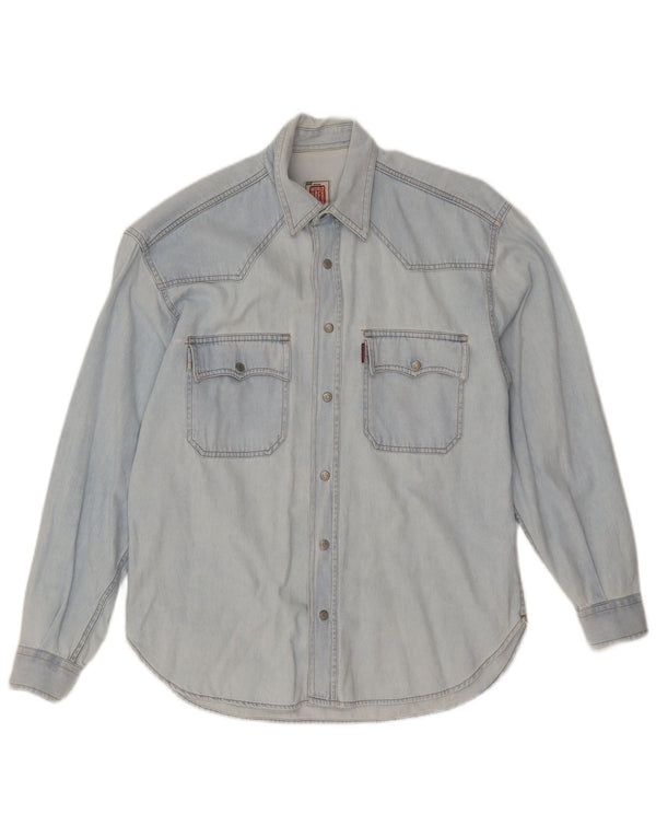 Camisa Casucci Hombre Pequeña Azul
