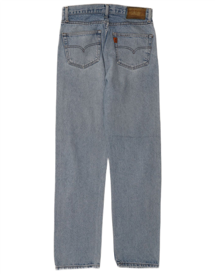 Vaqueros rectos uniformes para hombre W31 L30 Algodón azul