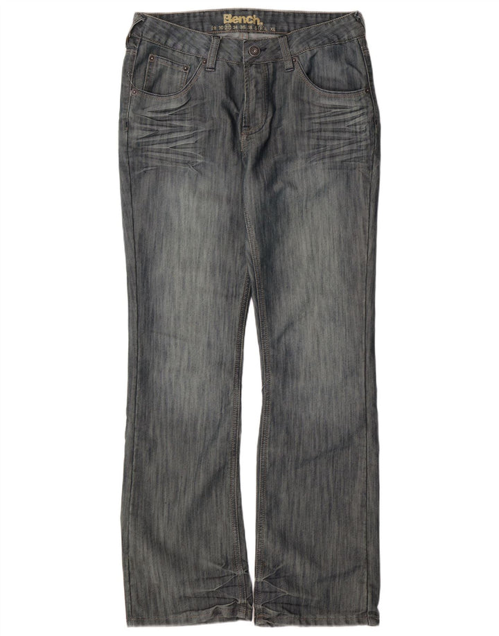 BENCH Vaqueros Bootcut de corte regular para hombre W32 L31 Algodón azul