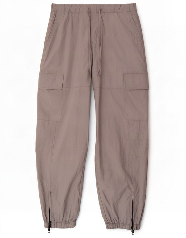 Zara Pantalón Cargo Joggers Hombre XS W24 L28 Gris Poliamida