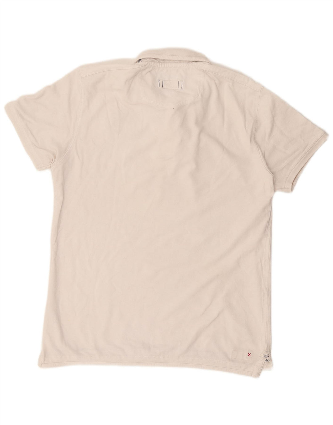 Polo con estampado gráfico de hombre de Fat Face de algodón blanco grande