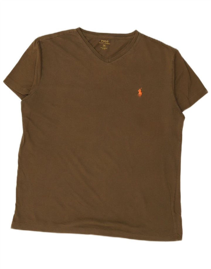 POLO RALPH LAUREN Camiseta para hombre Top Medium Khaki Cotton