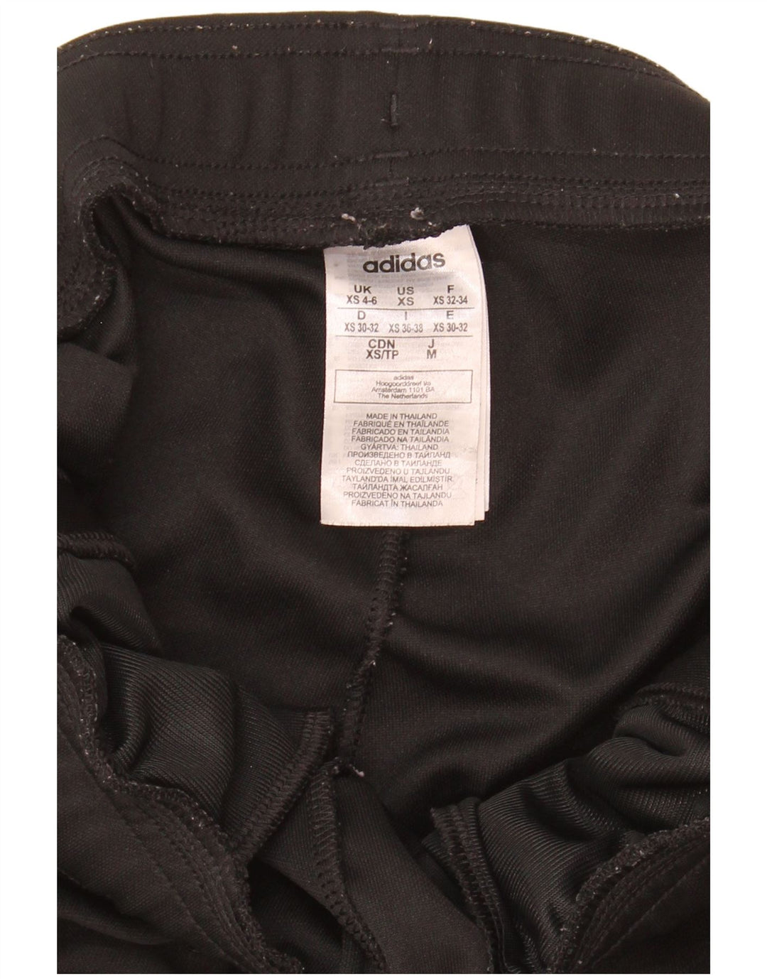 ADIDAS Mujer Aeroready Chándal Pantalones UK 4/6 XS Negro Poliéster