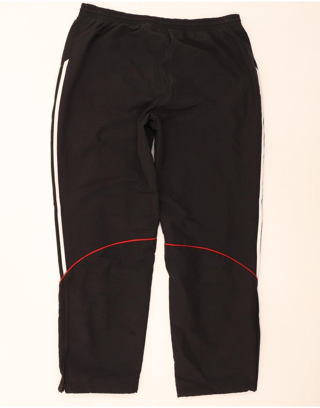 Adidas Pantalones de chándal para hombre ES 46/48 XL Negro Poliéster