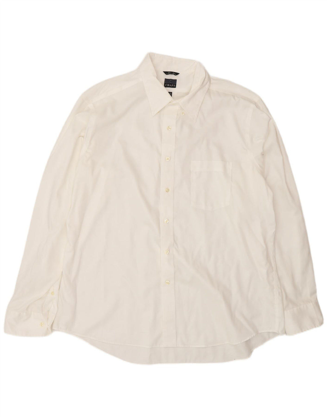 Chaps Camisa Hombre Talla 18 2XL Algodón Blanco