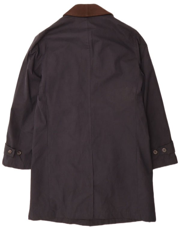 Marks & Spencer Abrigo cortavientos para hombre UK 36 Small Azul marino Clásico