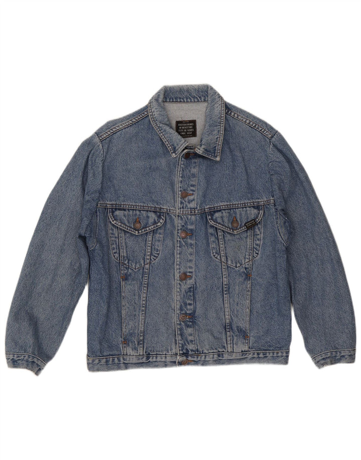 Benetton Chaqueta Vaquera IT 50 Large Azul Algodón