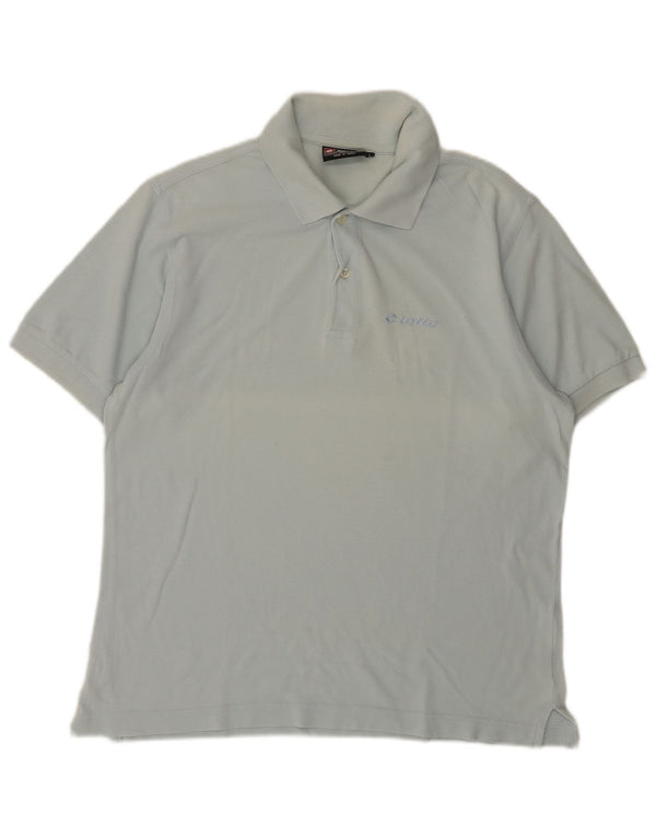 Polo Lotto Hombre Azul Grande
