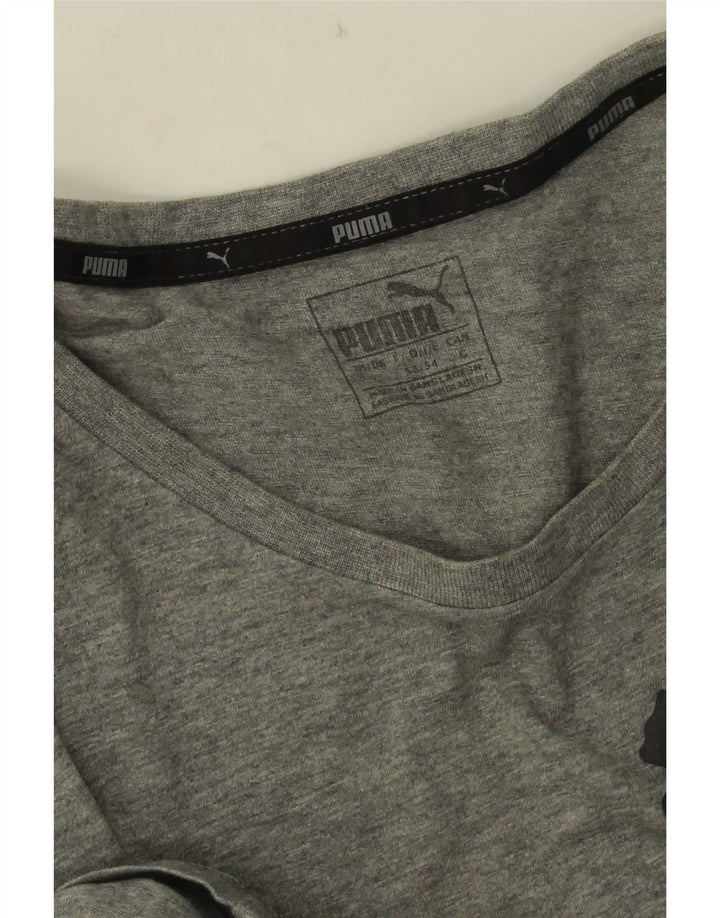 Puma - Camiseta gráfica para hombre, talla grande, color gris