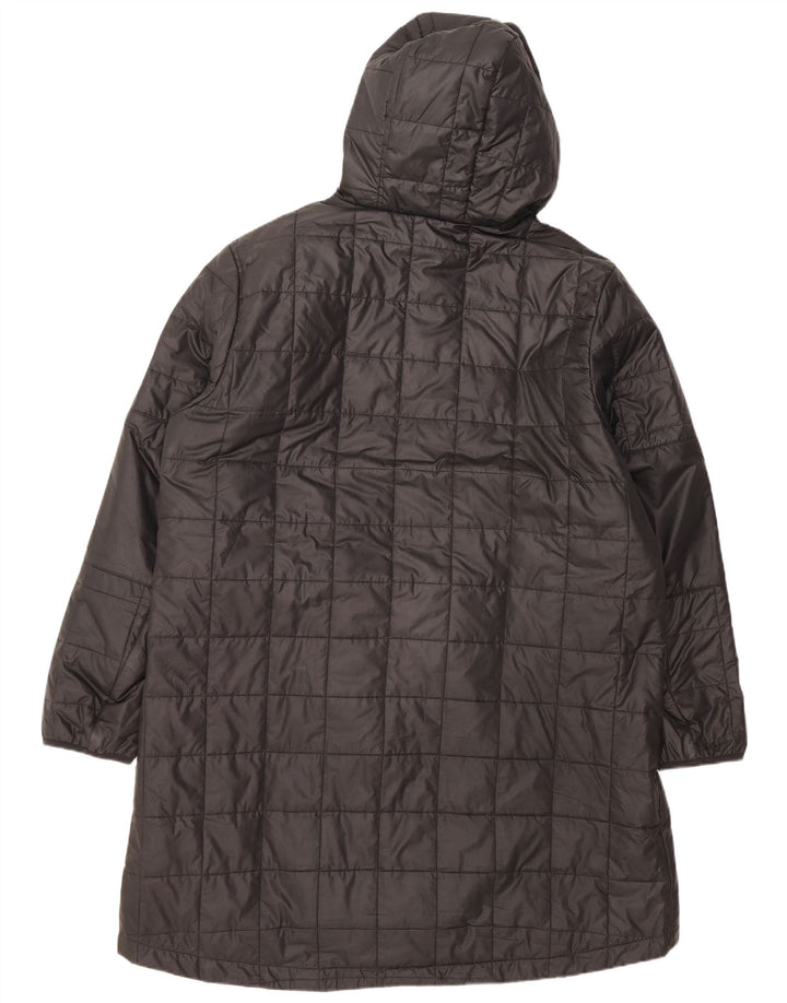 NIKE Abrigo acolchado con capucha para hombre ES 42 XL Poliéster negro