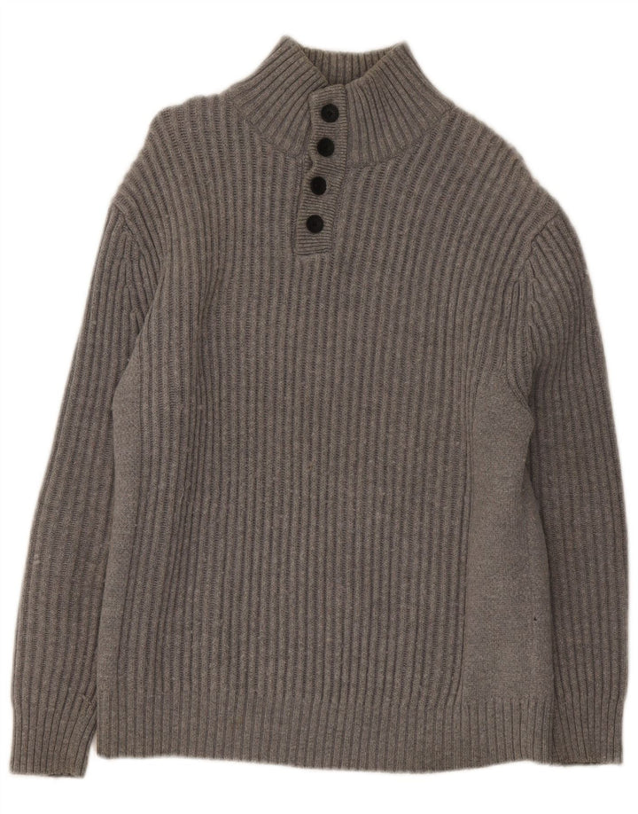 North Sails Jersey De Cuello Con Botones Para Hombre Grande Gris Algodón