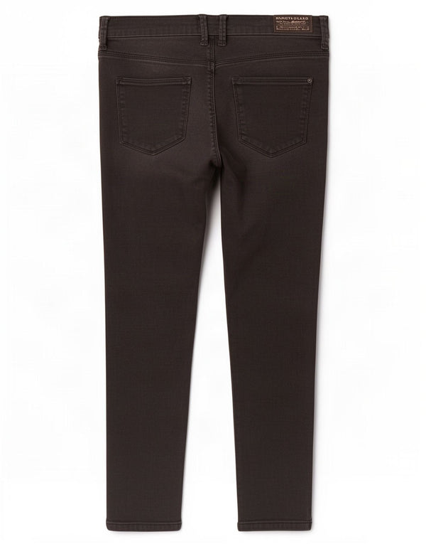 Marks & Spencer Vaqueros ajustados para mujer UK 14 Large W32 L26 Algodón negro