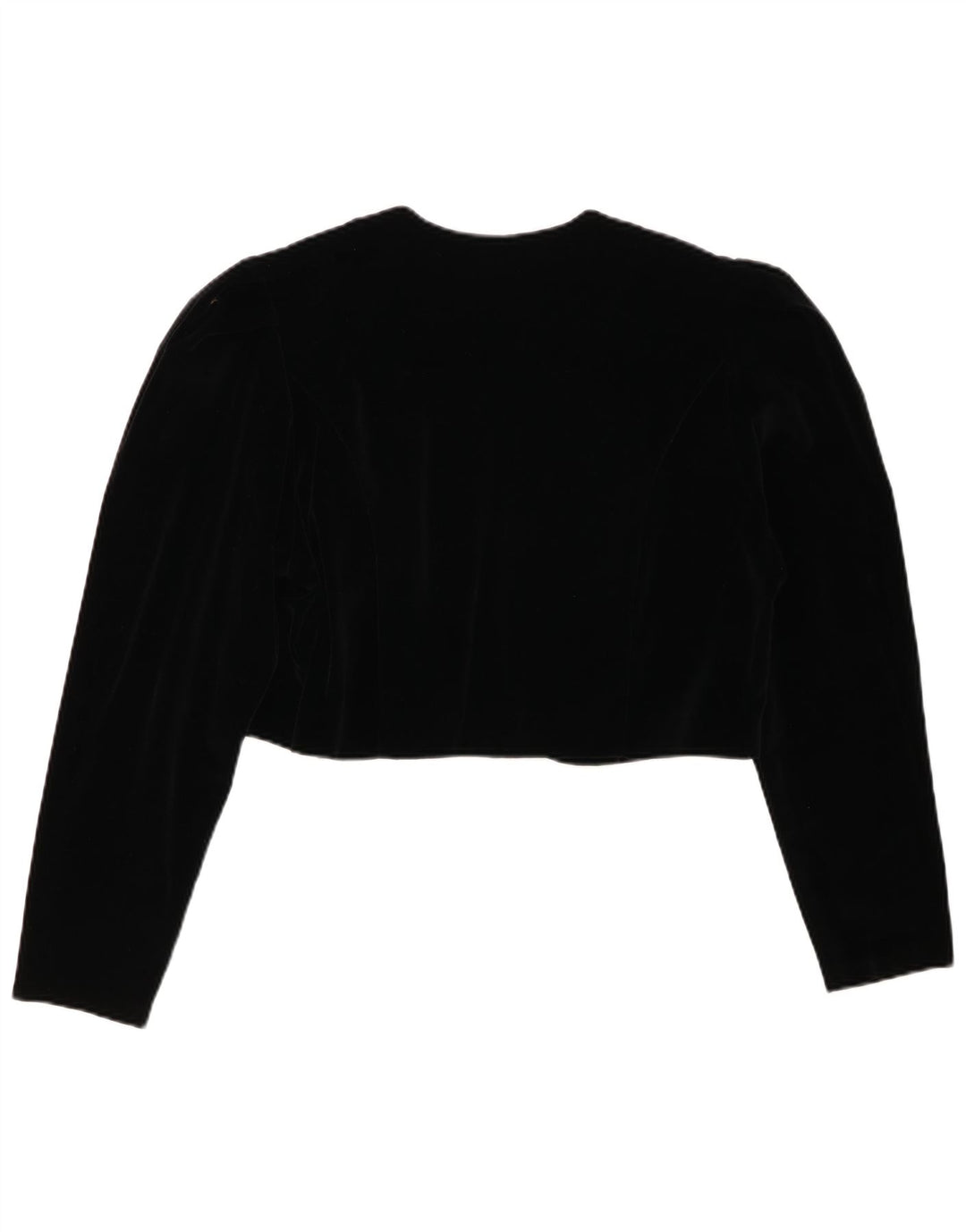 CHOU CHOU Top Bolero para Mujer UK 40 Grande Negro