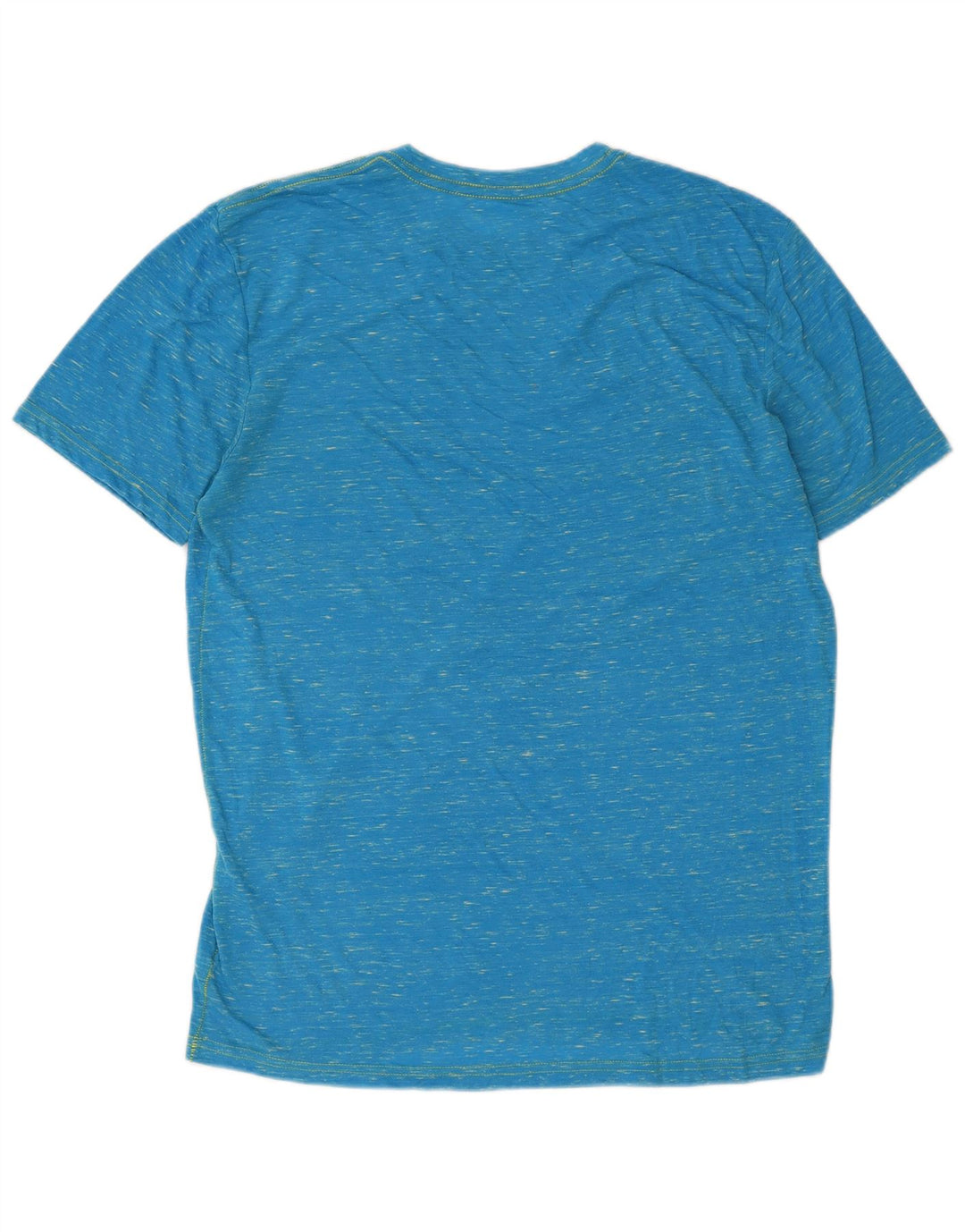 Hurley Camiseta gráfica para hombre Top grande de algodón moteado azul