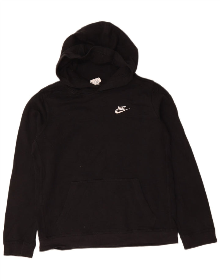 NIKE Sudadera con capucha para niños 13-14 años XL Negro Algodón
