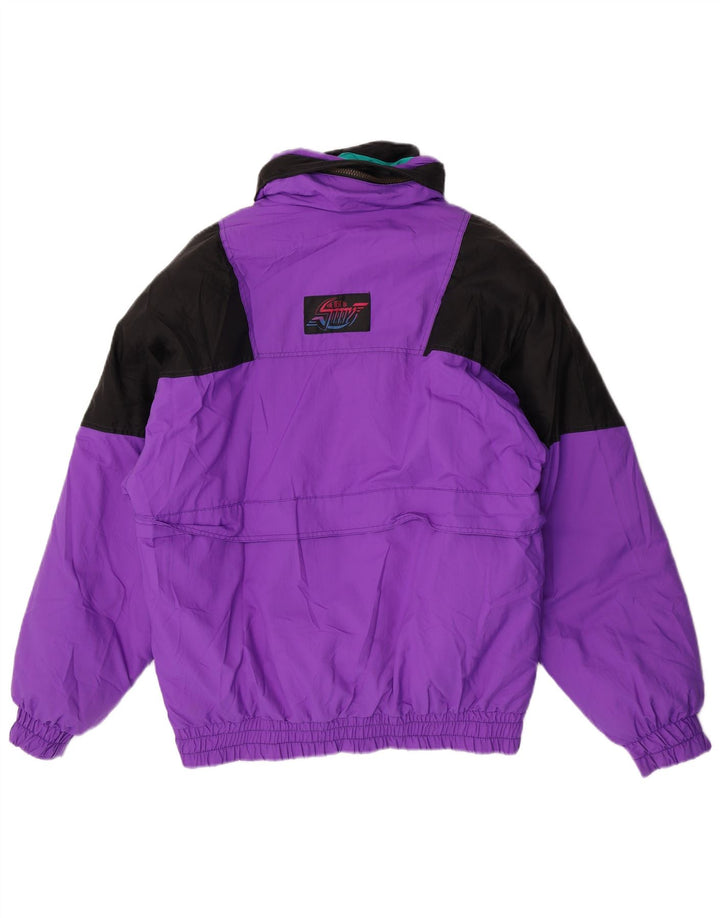 Sorry Chaqueta de esquí con capucha para hombre IT 50 Large Púrpura Colorblock Poliamida