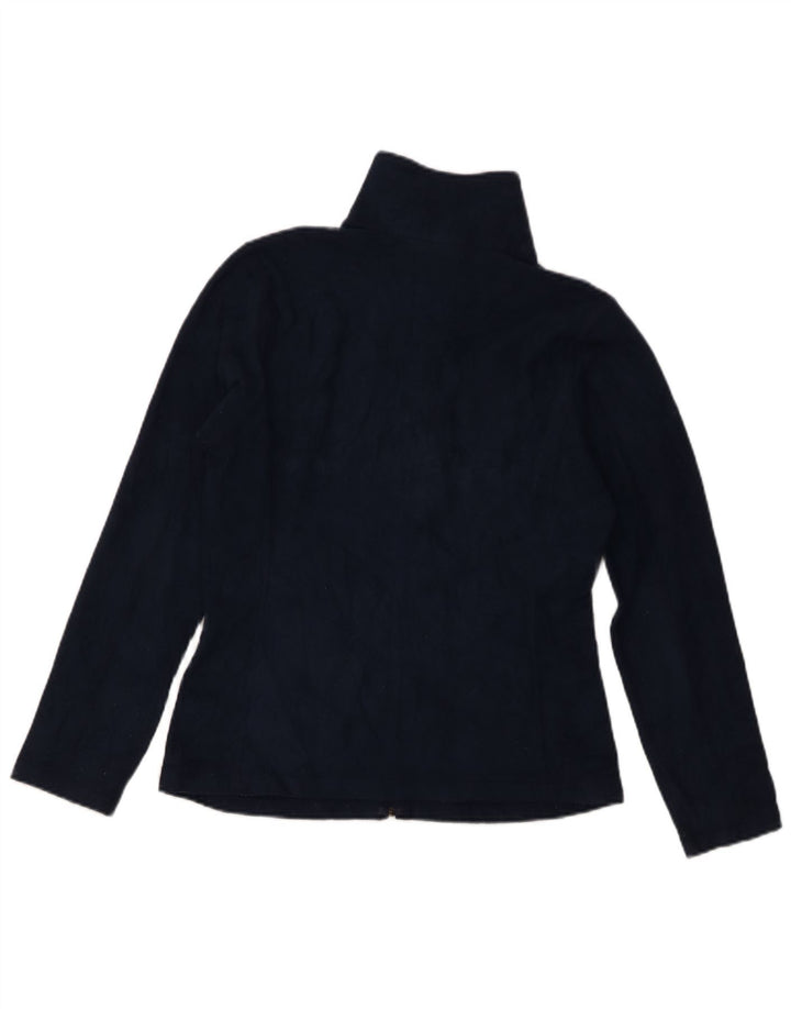 Patagonia Mujer Graphic Fleece Jacket UK 10 Small Azul Marino Poliéster