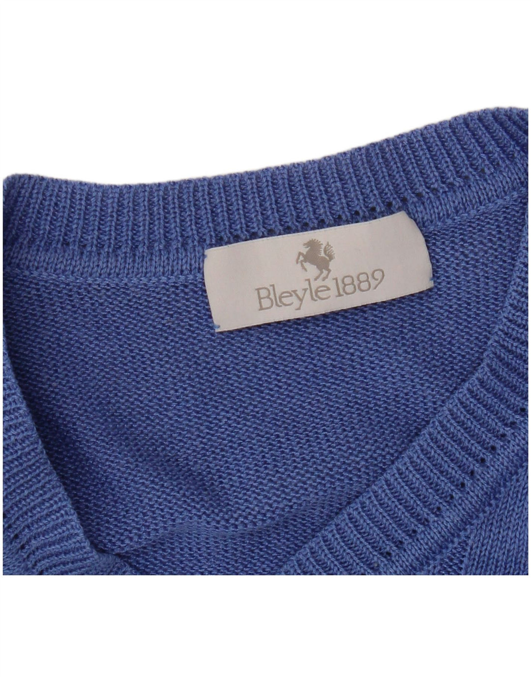Bleyle Jersey con Cuello en V y Ajuste Relajado para Hombre Azul Pequeño