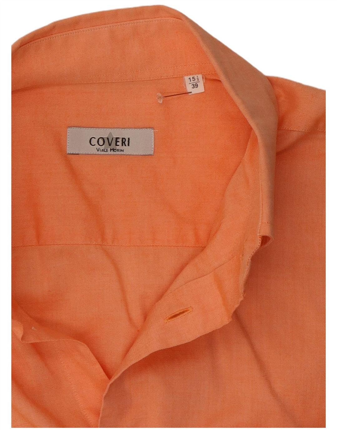 Coveri Camisa Manga Corta Hombre Talla 39 15 1/2 Mediana Naranja
