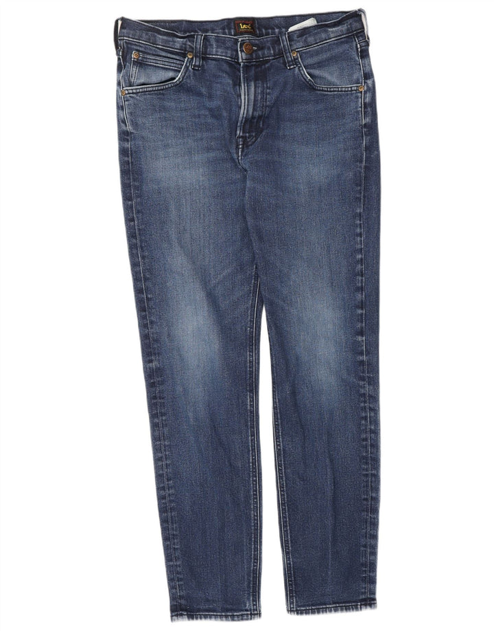 LEE Mens Austin Tapered Jeans W32 L32 Blue Cotton
