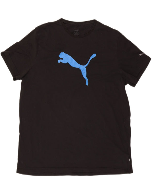 Puma Camiseta gráfica para hombre Top 3XL Algodón negro