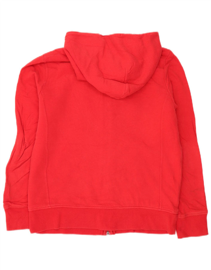 Gap - Sudadera con capucha y cremallera gráfica para hombre, talla grande, algodón rojo