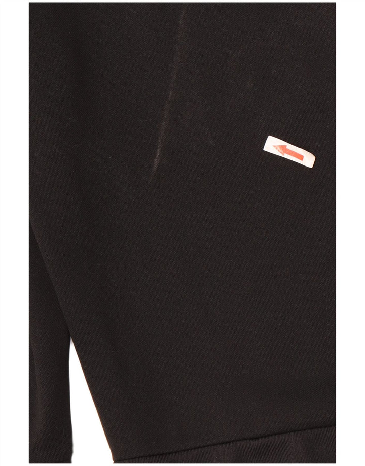 Adidas Hombre Climalite Pantalones De Chándal Grande Negro Colorblock Poliéster