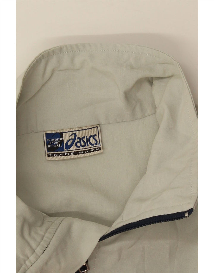 Asics - Chaqueta de chándal para mujer, talla 40, color gris medio