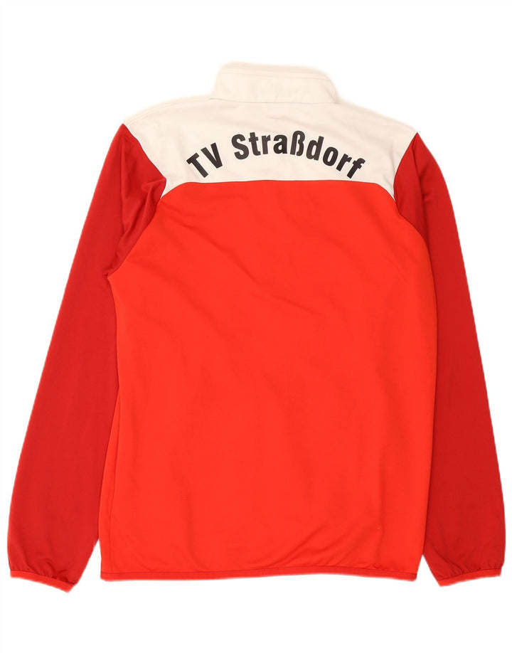 Puma - Chaqueta de chándal con gráfico para niños, 15-16 años, color rojo