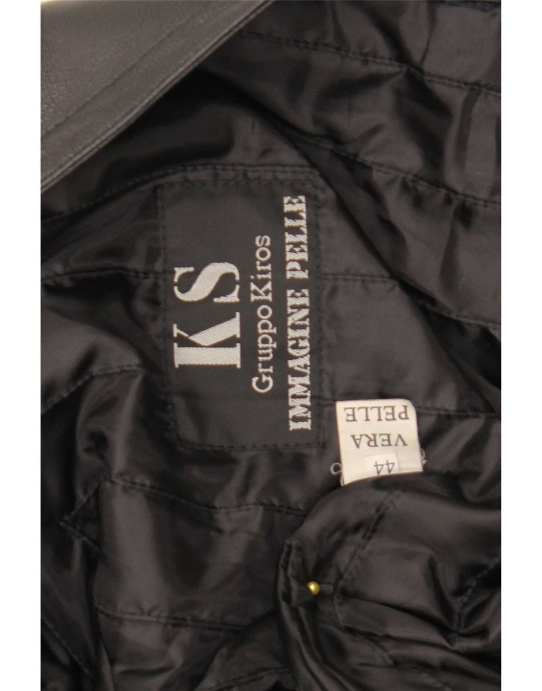 Abrigo Kiros Mujer Oversize De Piel IT 44 Medium Black Leather