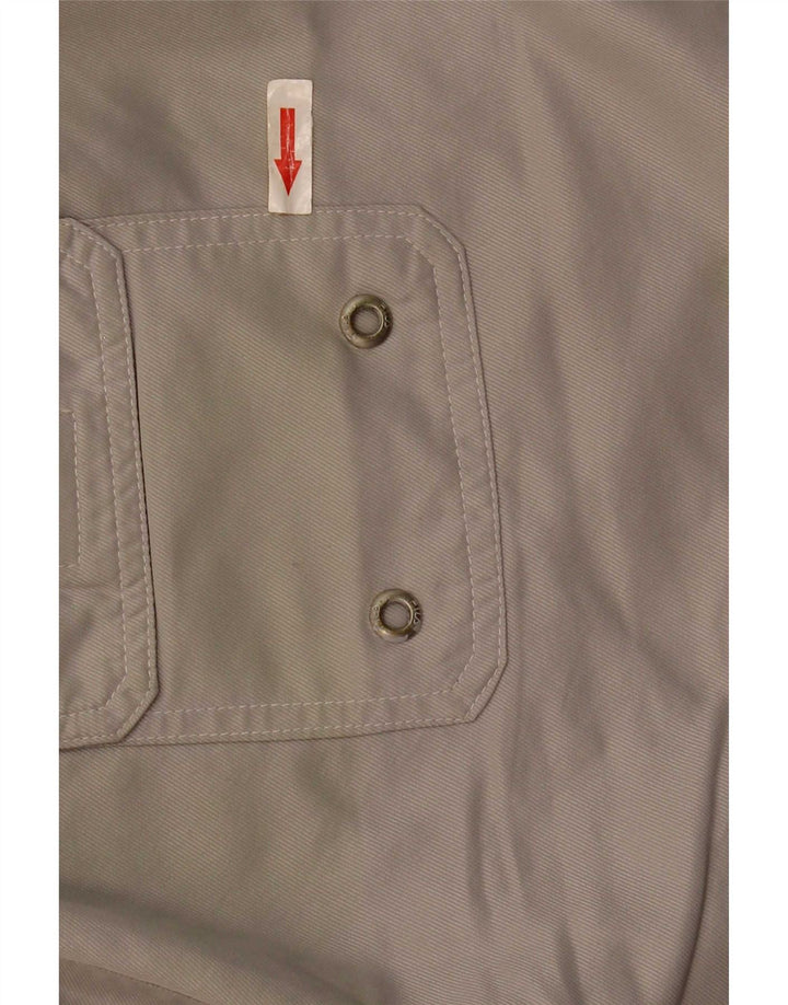 Fila Shorts De Baño Gráfico Para Hombre Poliéster Color Block Gris Medio