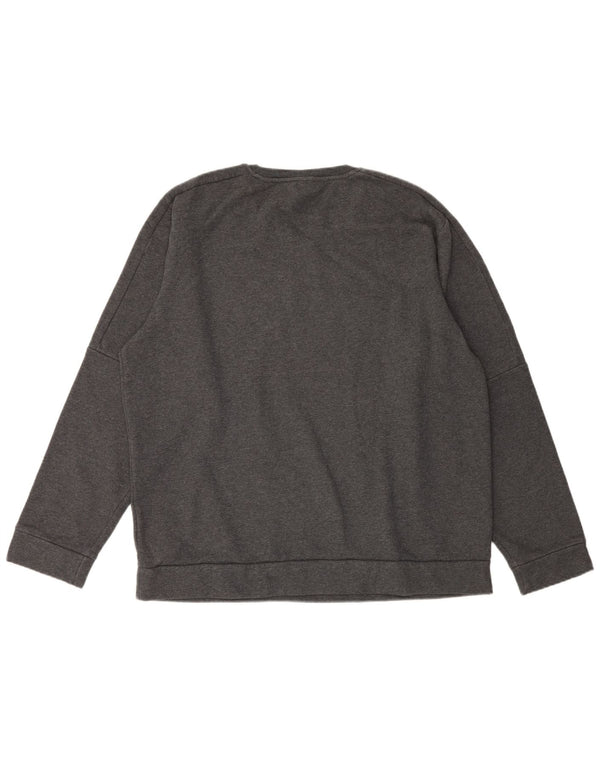 Adidas Hombre Sudadera Jumper XL Gris Algodón