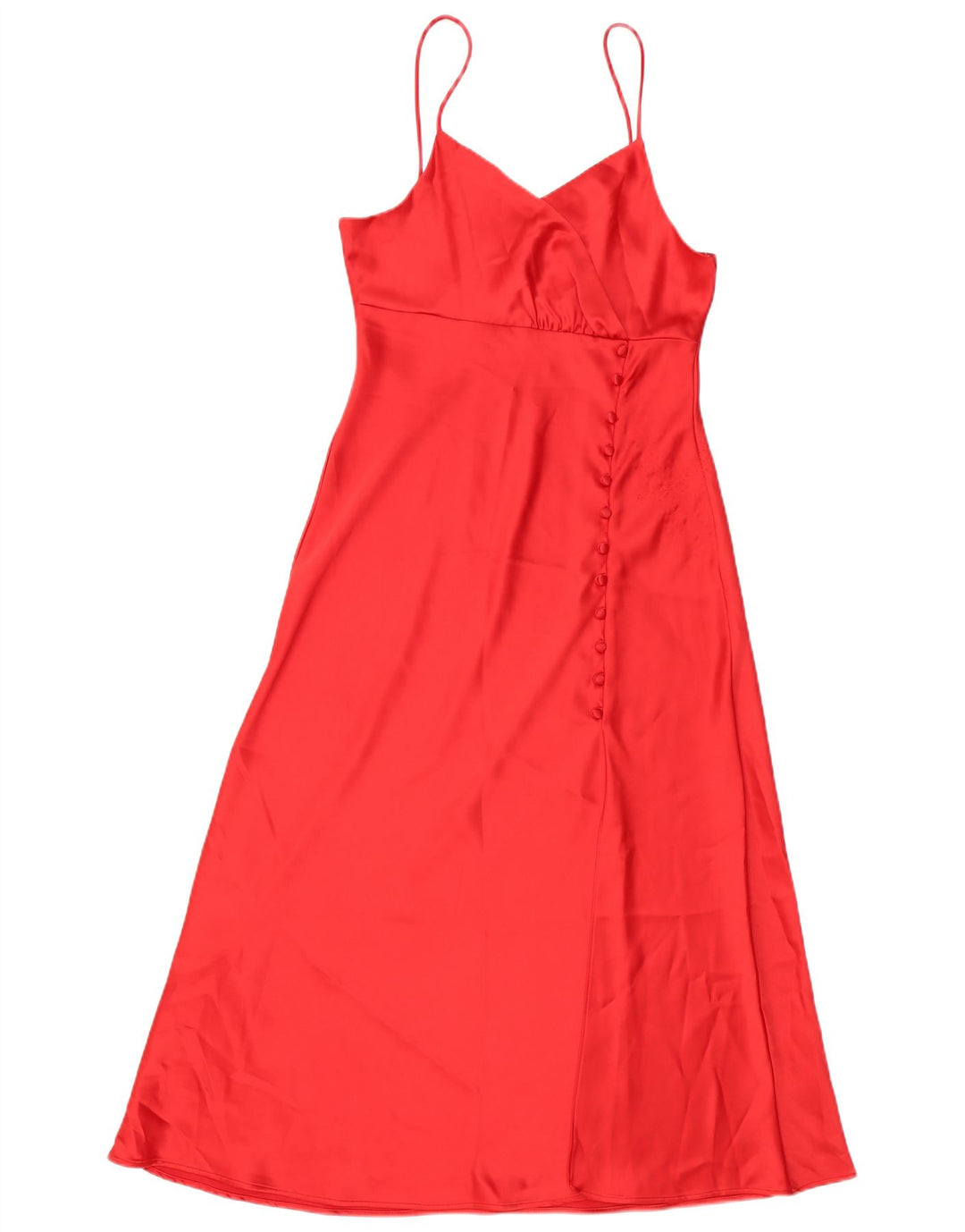 ZARA Womens Slip Dress UK 14 Large Red